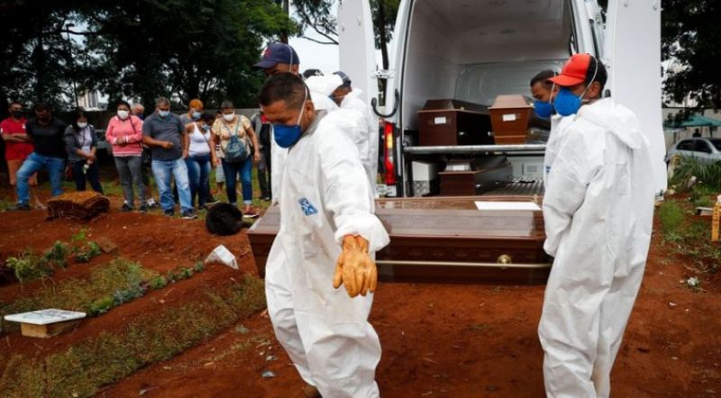 Brasil rebasa las 380.000 muertes por COVID-19, con 3.472 en el Ãºltimo dÃ­a