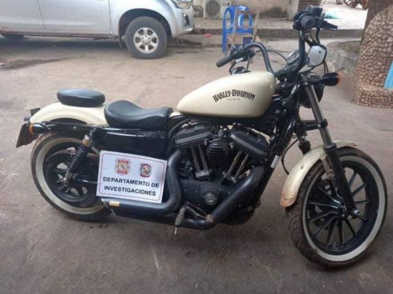 Vendieron por G. 500.000 en ConcepciÃ³n una Harley robada en Brasil