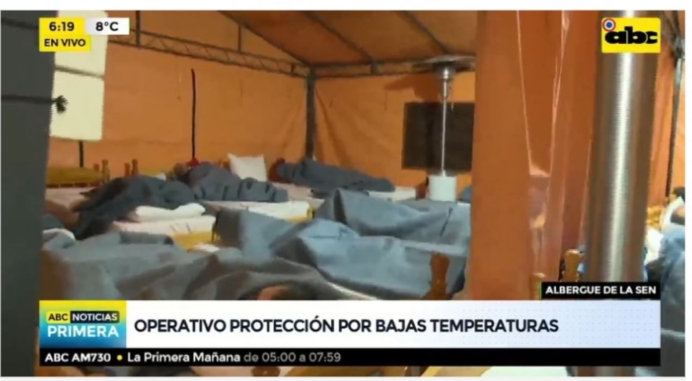 Unas 24 personas amanecieron en albergue de la SEN ante intenso frío