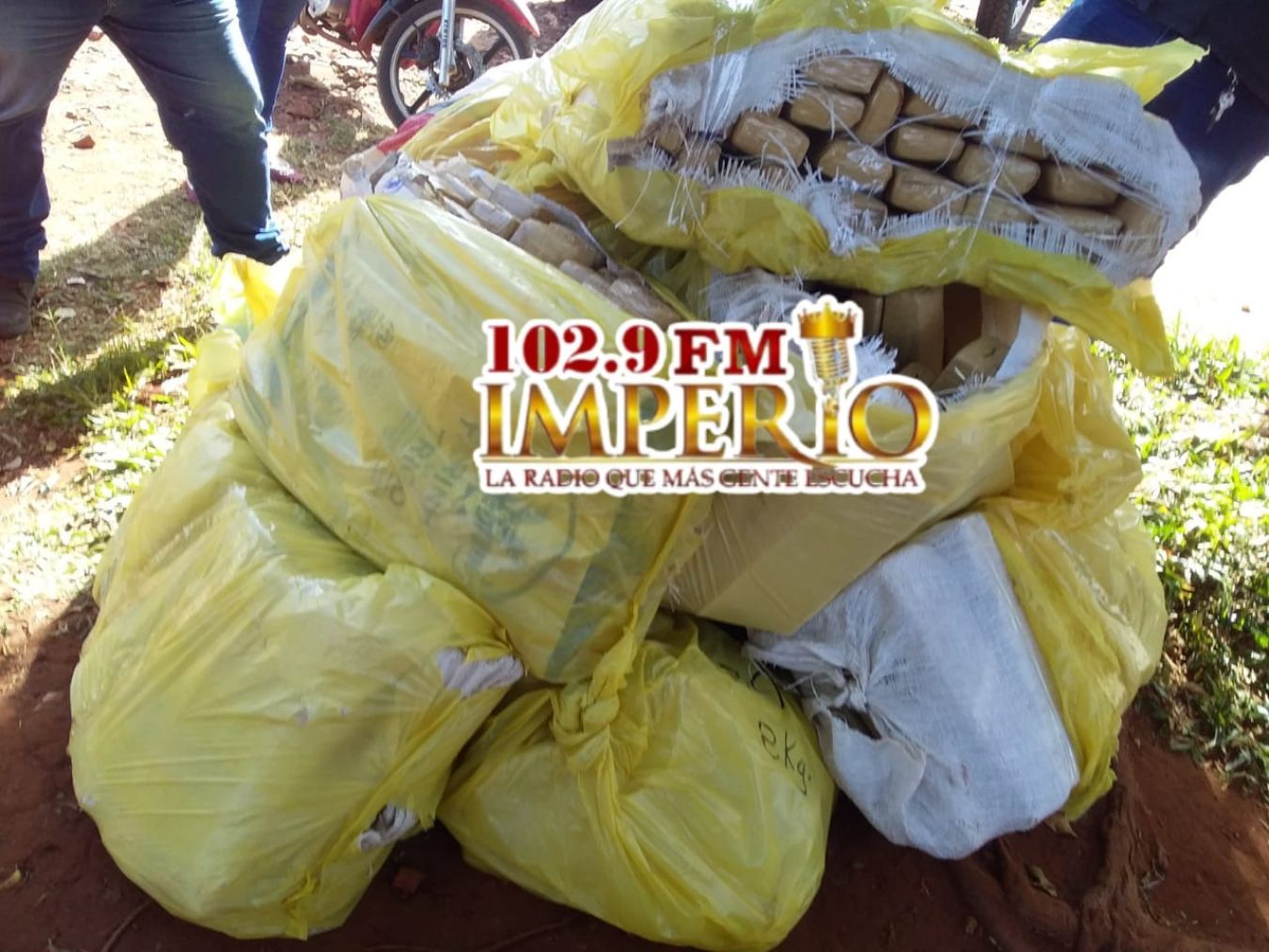 225 kilos de marihuana en 9 bolsas incautadas y un detenido en el barrio María Victoria