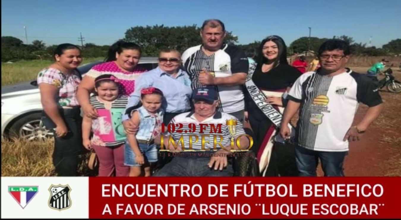 Organizan encuentro de fútbol benéfico a favor del ex jugador Arsenio “Luque” Escobar