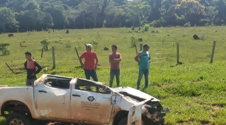 Comitiva fiscal sufre accidente en Yasy Kañy: un fallecido y tres heridos