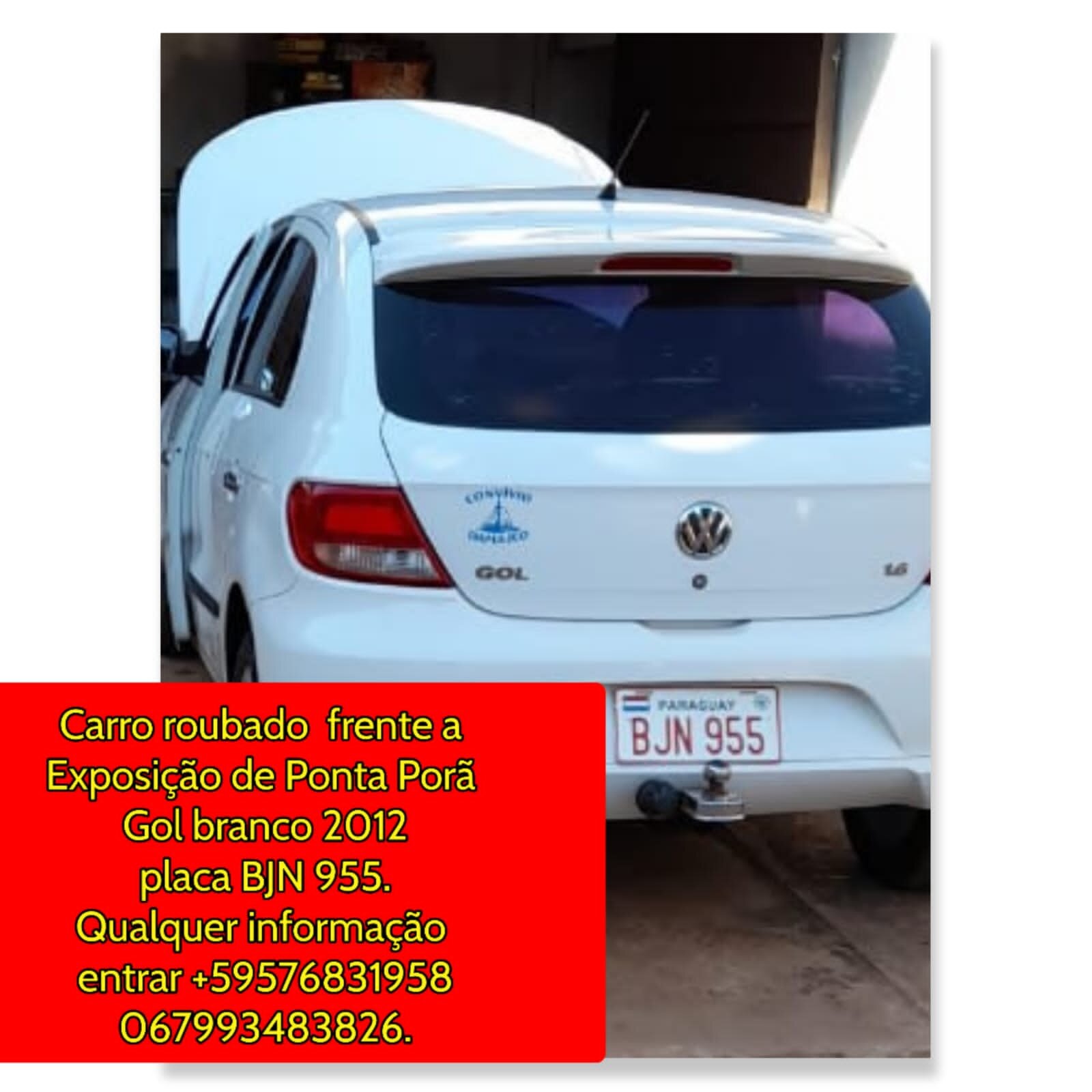 Automóvil robado en el lado brasileño fue recuperado en el barrio San Blas