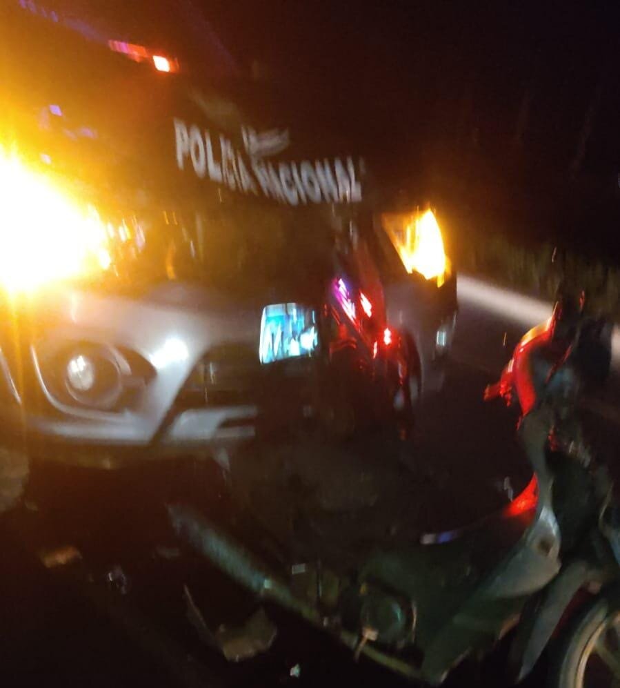 Familiares de motociclista fallecido en accidente rutero que involucra a patrullera exigen justicia