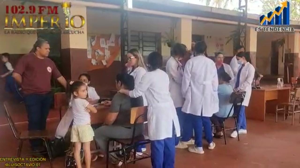UCP realizó charlas y asistencia médica en escuela del barrio Guaraní