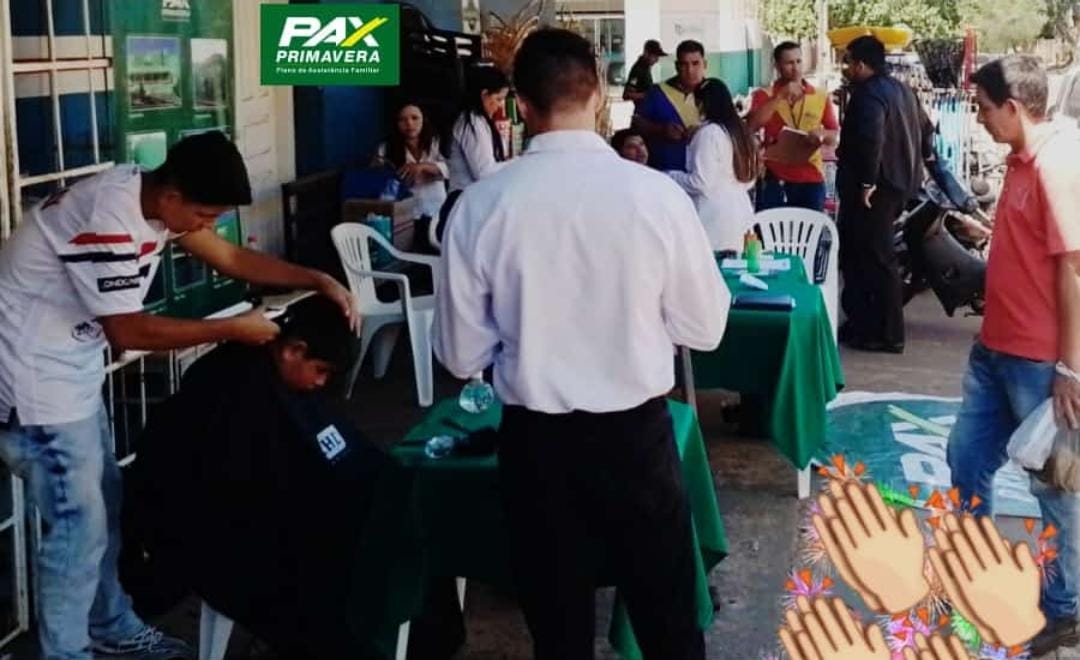 Jornada de acción social de Pax Primavera para pobladores de los barrios General Díaz y San Antonio