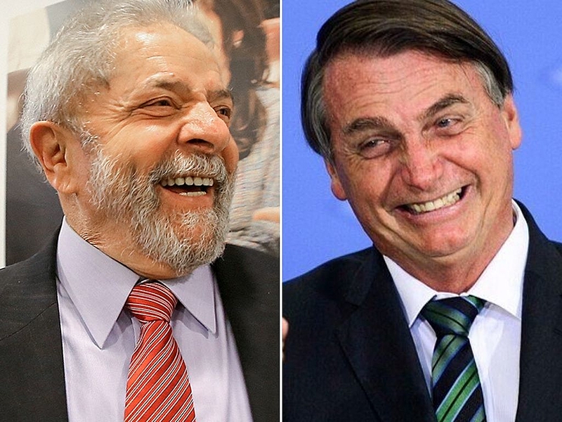 Encuestadoras brasileñas vuelven a darle amplia ventaja a Lula sobre Bolsonaro