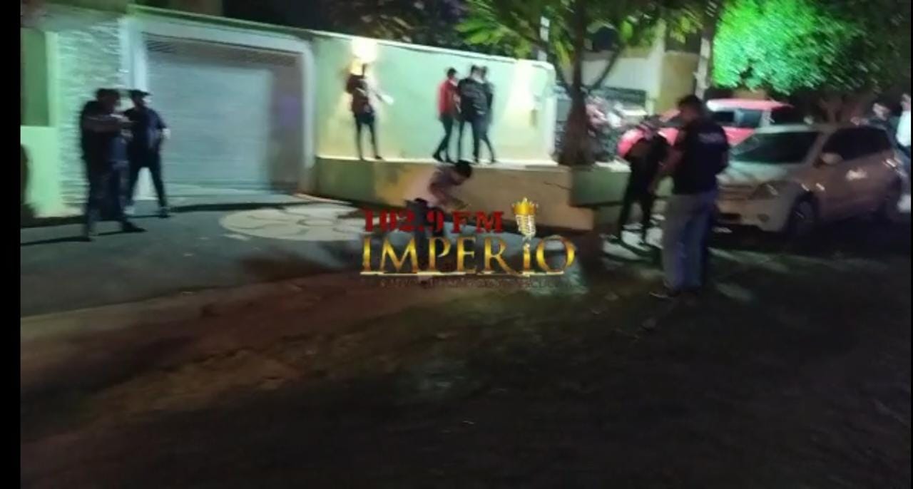 Infernal balacera se registró en la vía pública del barrio Guaraní