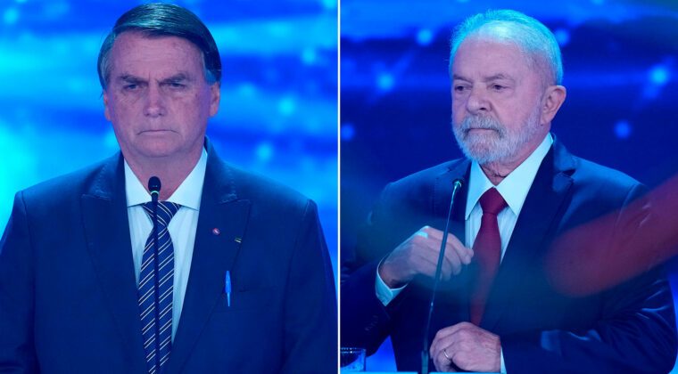 Bolsonaro y Lula se acusan frente a frente en primer debate en Brasil