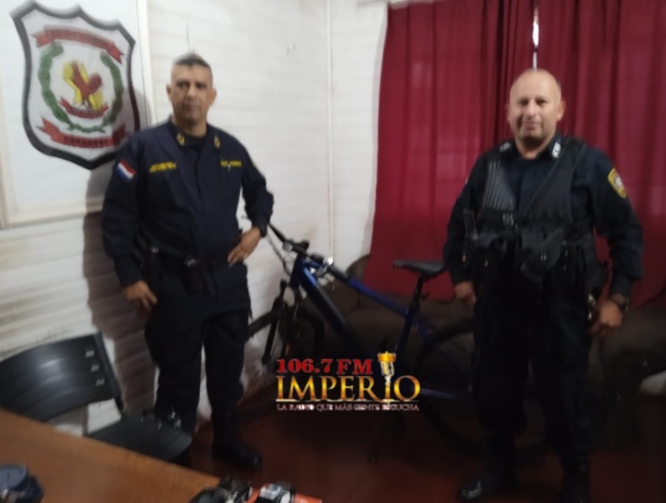 Bicicleta eléctrica robada de farmacia fue recuperada por la Policía Nacional